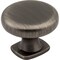 Jeffrey Alexander 1-3/8" Diameter Brushed Pewter Belcastel 1 Cabinet Knob MO6303BNBDL - alternate 1